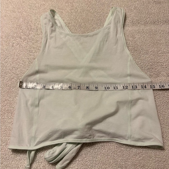 Lululemon Turn to Tie Wrap Tank Top Polar Ice Green - Picture 5 of 8